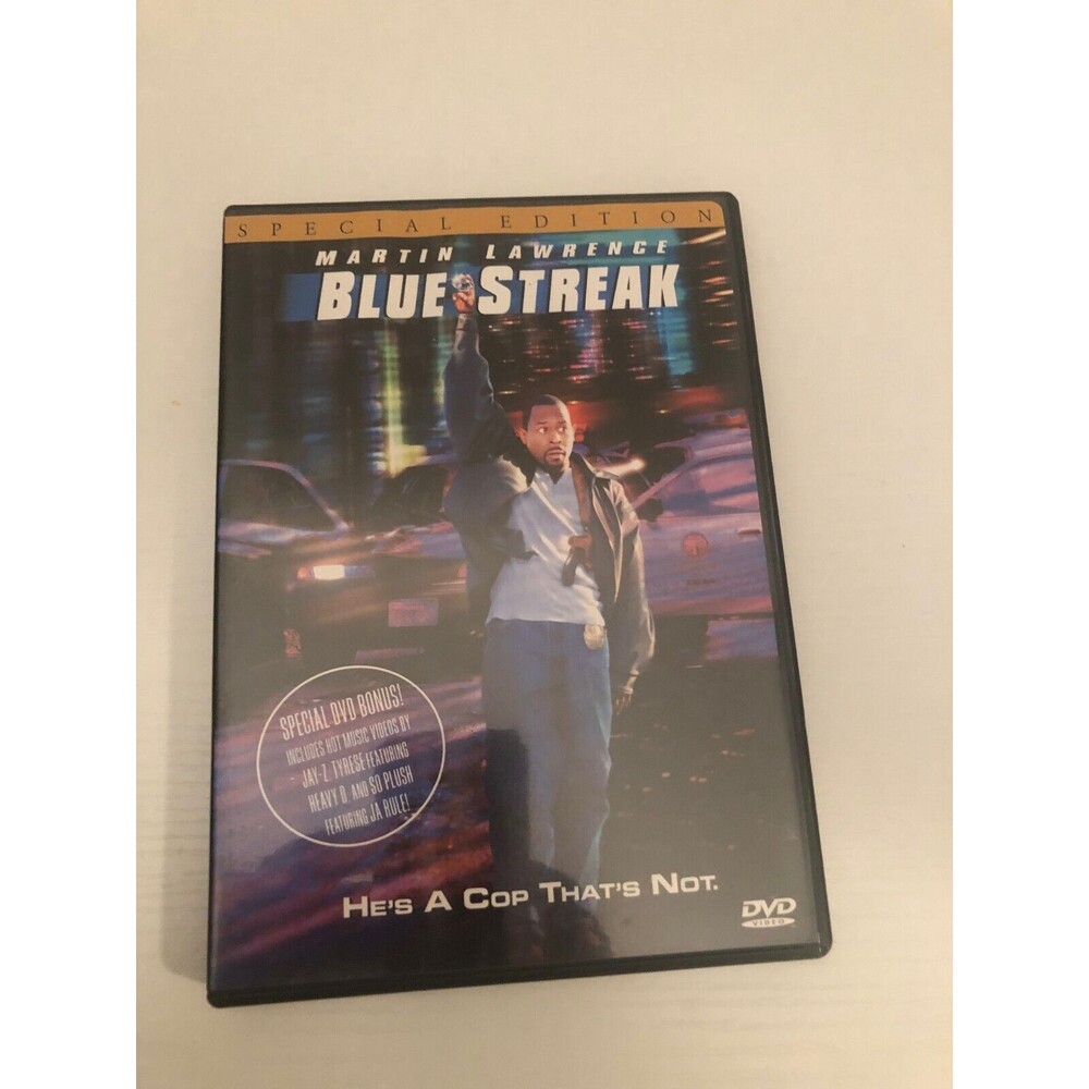 Blue Streak (DVD, 1999) Martin Lawrence Special Edition Region 1 USA